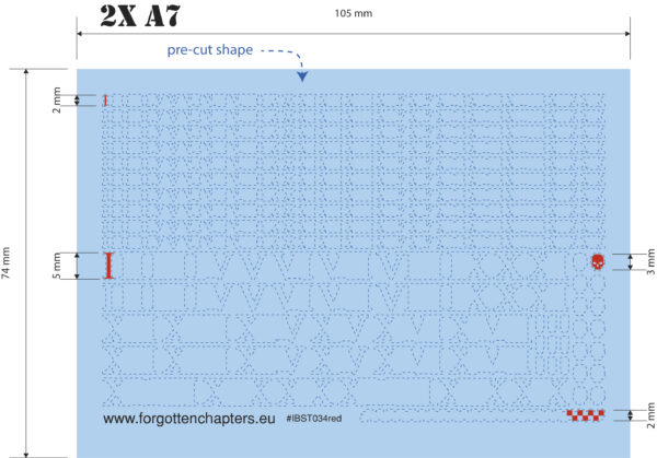 Roman Numerals - Red - Image 3